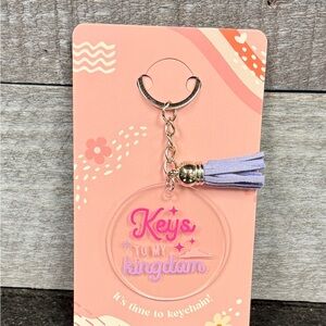 Keys to my kingdom keychain handmade